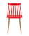 Стул Морган пластиковый красный (Стул пластиковый Морган красный)