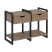 Тумба на регулируемых опорах наборная VR.L-TN-1.O 970x460x719 (Тиквуд Темный/Белый металл)