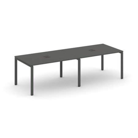 Стол переговорный SN-6P.SPRG-014 (3160х980х750) (Антрацит/Металл Антрацит)