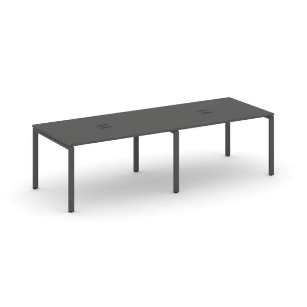 Стол переговорный SN-6P.SPRG-014 (3160х980х750) (Антрацит/Металл Антрацит)