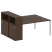 Рабочая станция с опорным шкафом-купе Metal System Style БП.РС-СШК-2.4 2010x1475x1098 (Дуб Наварра/Серый металл)