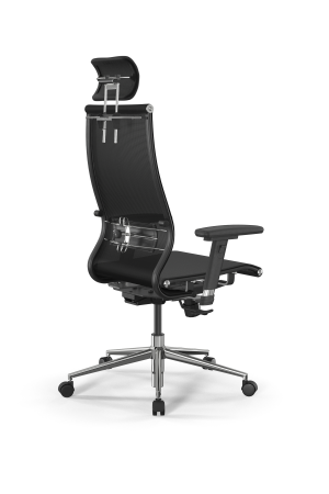 Кресло для руководителя Метта SynchroSit 10 B2-189D - T /Kb00/Nb00/D03P/H3mL-2D(M25.B23.G18.W02) (Черный)