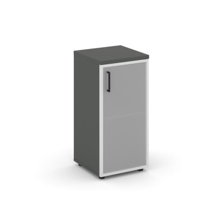Шкаф низкий узкий SN.STU-303(R) (400х400х833) (Антрацит/Сатин)
