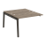 Наборный элемент рабочей станции на деревянных опорах Onix Wood OW.2.NRS-2.7 1180x1475x750 (Тиквуд Светлый/Дуб Темный)