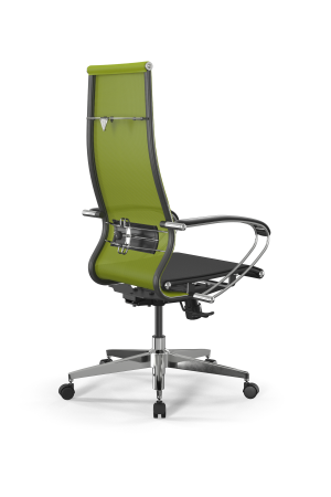 Кресло для руководителя Метта SynchroSit 10 B1-107K - T /Km00/Nb00/K1cL(M20.B22.G18.W02) (Лайм | Черный)