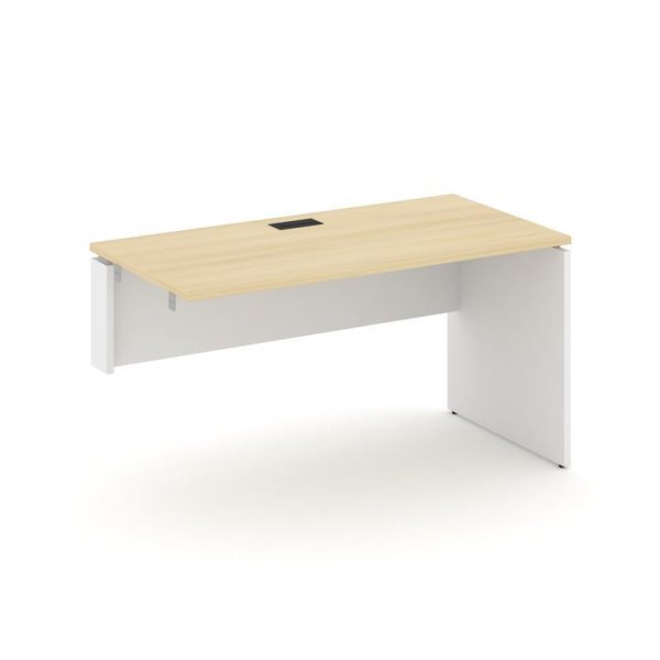 Стол-приставка к опорным элементам SN-D.OPRS-024(L) (1580х800х750) (Акация Лорка/Белый)