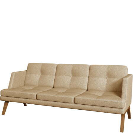 Диван офисный 3-х местный Беверли (Диван 3-местный kiton_03)