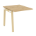 Проходной наборный элемент переговорного стола на деревянных опорах Onix Wood OW.NPRG-0 780x980x750 (Тиквуд Светлый/Дуб Темный)