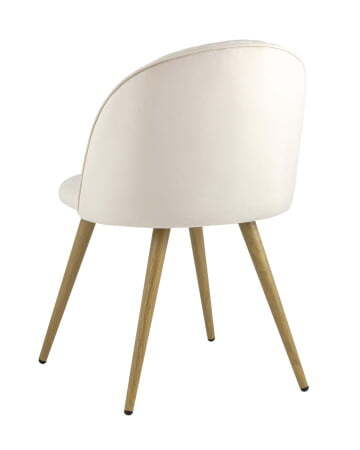 Стул Лион Страйпс велюр кремовый (Стул Лион кремовый)