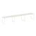 Рабочая станция Metal System Style БО.СМ-3.3 4200x720x750 (Дуб Наварра/Серый металл)