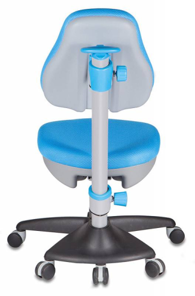 Кресло детское KD-2 светло-голубой TW-55 крестов. пластик (Голубой)