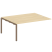 Проходной наборный элемент рабочей станции Metal System Style БП.ПРС-СП-2.5 1800x1475x750 (Дуб Наварра/Серый металл)