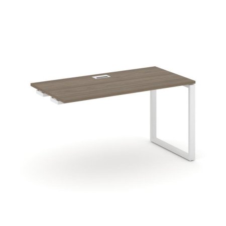 Стол-приставка к опорным элементам SN-6O.OPRS-014 (1580х700х750) (Вяз Благородный/Металл Белый)