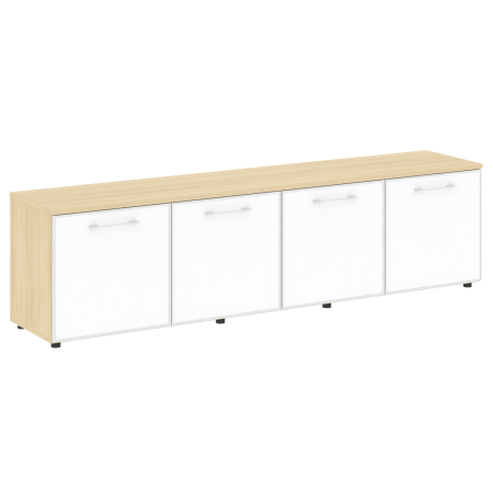 Тумба модульная белые двери LT.TS 4.6 2200x450x580 (Акация Лорка)