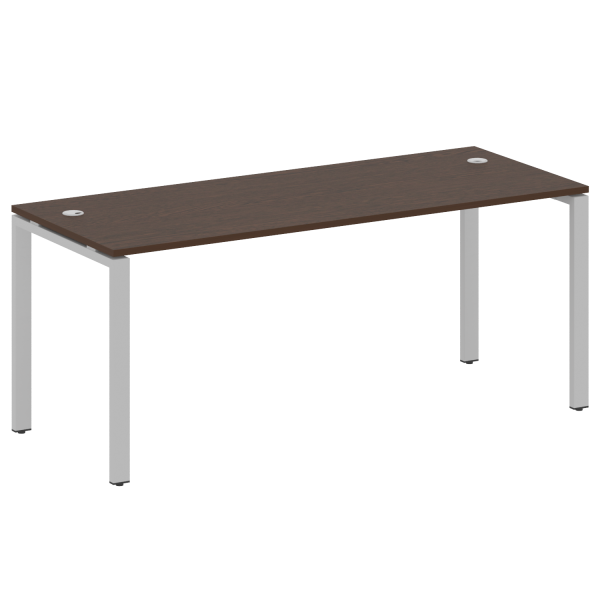 Стол письменный Metal System Style БП.СП-5 1800x720x750 (Венге Цаво/Серый металл)