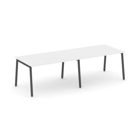 Стол переговорный SN-4A.SPRG-011.3 (1960х980х750) (Белый/Металл Антрацит)