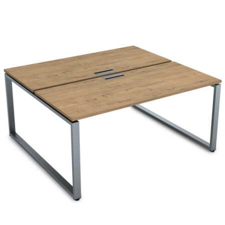 СБД-О.985 Стол системы БЕНЧ, на 2 рабочих места (1800x1635x750) (TeakwoodСерый)