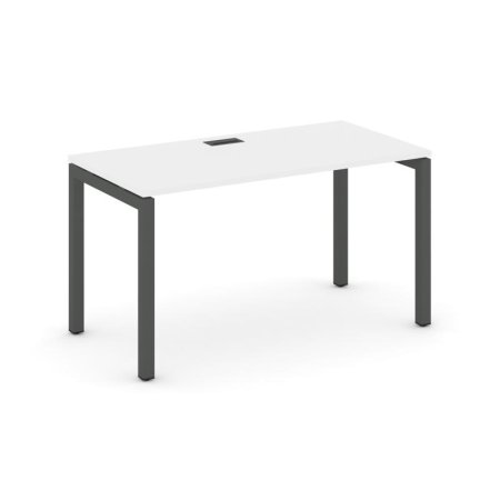 Стол письменный SN-5P.SP-021 (980х800х750) (Белый/Металл Антрацит)