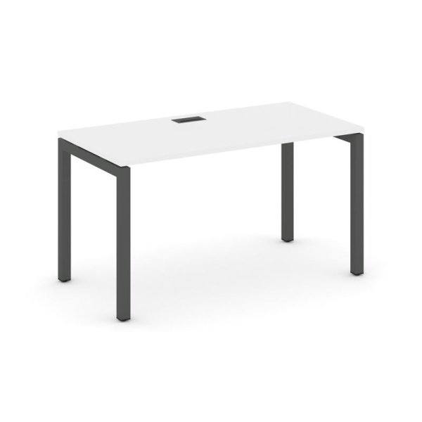 Стол письменный SN-5P.SP-001 (980х600х750) (Белый/Металл Антрацит)