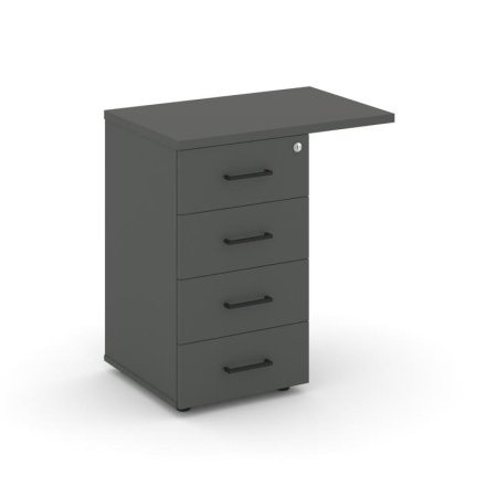 Тумба приставная SN.TPP-002 (416/700х460х750) (Антрацит)