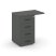 Тумба приставная SN.TPP-002 (416/700х460х750) (Антрацит/Тиквуд Светлый)