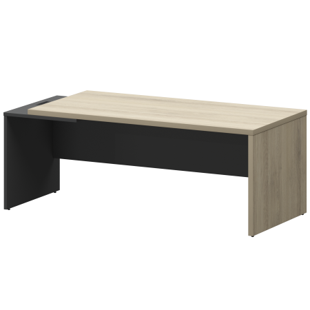 Стол руководителя левый Кортез KZ-20L 2000x900x750 (Кронберг/Графит)