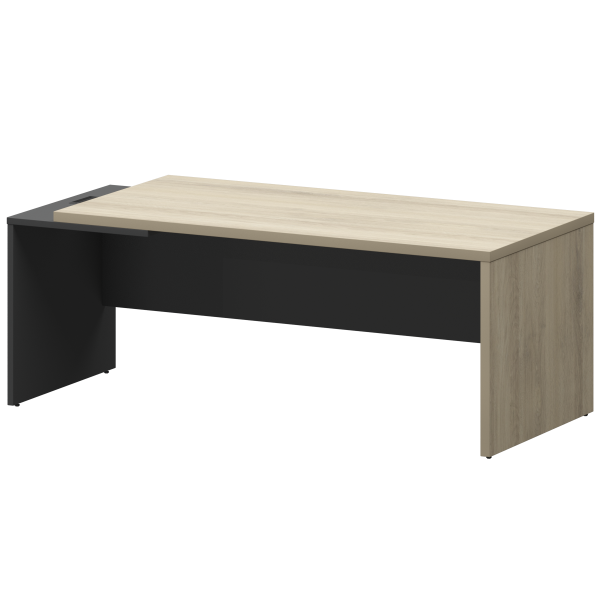 Стол руководителя левый Кортез KZ-20L 2000x900x750 (Кронберг/Графит)