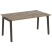 Стол переговорный на деревянных опорах Onix Wood OW.PRG-1.4 1580x980x750 (Тиквуд Светлый/Дуб Темный)