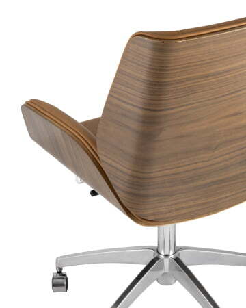 Кресло офисное TopChairs Crown NEW (Crown коричневый)