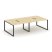 Рабочая станция 2-х сторонняя SN-6O.DRS-042 (2360х1432х750) (Тиквуд Светлый/Металл Антрацит)