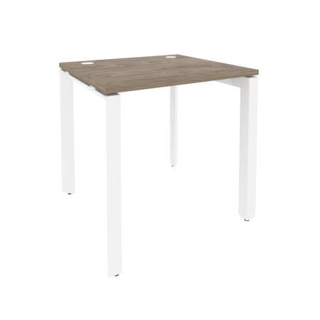 Стол рабочий на П-образном м/к Onix O.MP-SP-0.7 780x720x750 (Тиквуд Темный/Белый Металл)