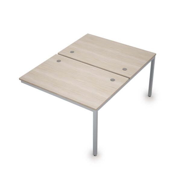 6МБК.288 Сдвоенные бенч-системы, конечный модуль (1200x1635x750) (Шамони светлый/Алюминий матовый)