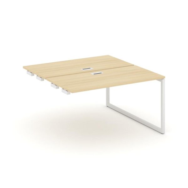 Стол-приставка к опорным элементам SN-4O.DPRS-013 (1380х1432х750) (Акация Лорка/Металл Белый)