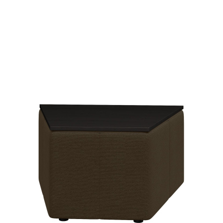 Диван Оригами. Стол трапеция. (Стол трапеция bravo_a_dark_brown)
