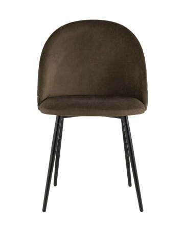 Стул Фолио велюр коричневый (Стул Фолио коричневый)