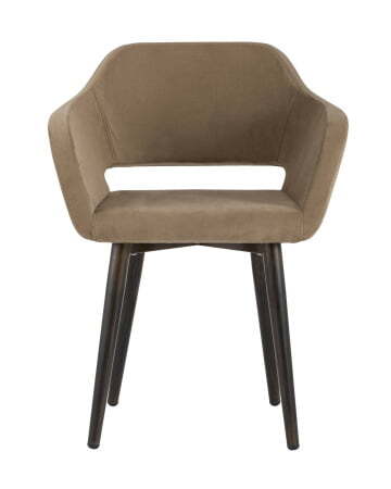 Стул с подлокотниками Саймон велюр капучино (Стул Саймон капучино)