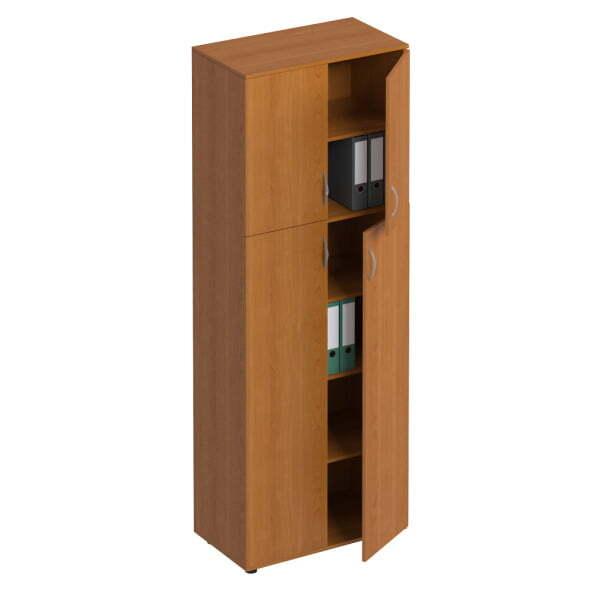 Шкаф для документов закрытый 4- дверный Формула ФР 373 800x450x2190 (Вяз светлый)