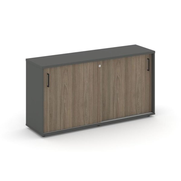 Тумба опорная/приставная SN.TOP-141 (1232х400х750) (Антрацит/Вяз Благородный)