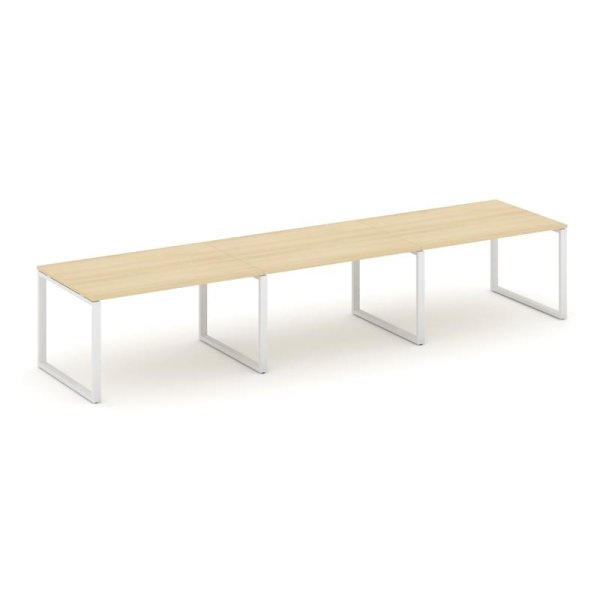 Стол переговорный SN-6O.SPRG-024.3 (4740х980х750) (Акация Лорка/Металл Белый)