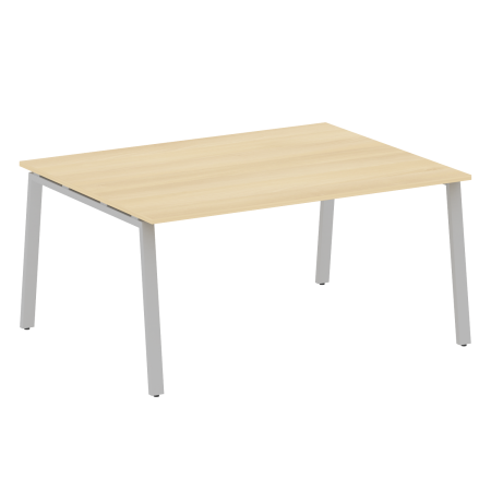 Стол для переговоров (1 столешница) на А-образном м/к Metal System Style БА.ПРГ-1.4 1600x1235x750 (Акация/Серый металл)