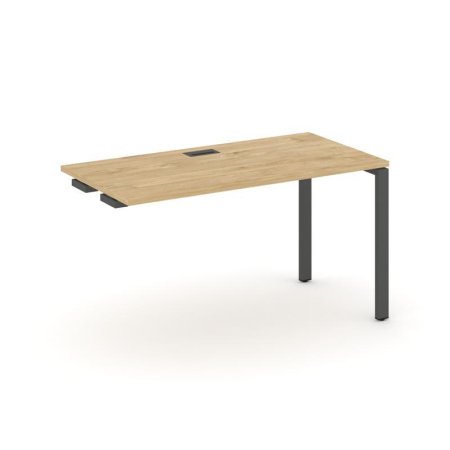 Стол-приставка к опорным элементам SN-6P.OPRS-013 (1380х700х750) (Тиквуд Светлый/Металл Антрацит)