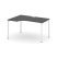 Стол рабочий эргономичный SN-4P.SPA-021(L) (1380х800/980х750) (Дуб Табак/Металл Белый)