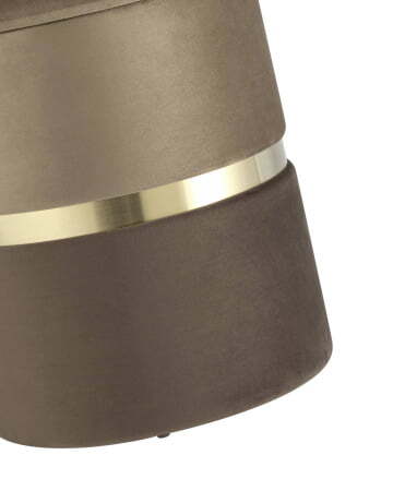 Пуф Кэрри с ящиком велюр коричневый (Пуф Кэрри коричневый)