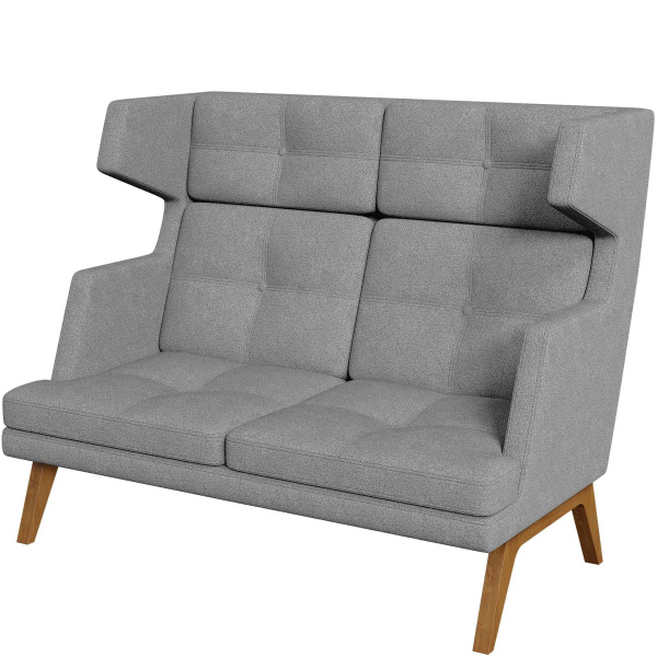 Диван офисный 2-х местный высокий Беверли (Диван 2-местный высокий dream_14)