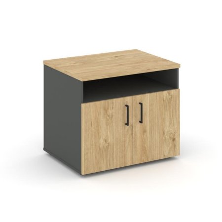 Тумба для оргтехники/сервисная SN.TS-001 (796х600х680) (Антрацит/Тиквуд Светлый)