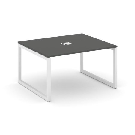 Стол переговорный SN-5O.SPRG-032 (1180х1180х750) (Антрацит/Металл Белый)