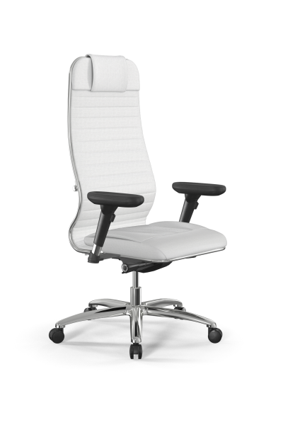 Кресло для руководителя Метта Samurai L1-4D - Infinity /Uc02/Wm06/D13P(M26.B31.G20.W03) (Белый)