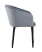 Стул с подлокотниками Нейтон велюр серый (Стул Нейтон серый)