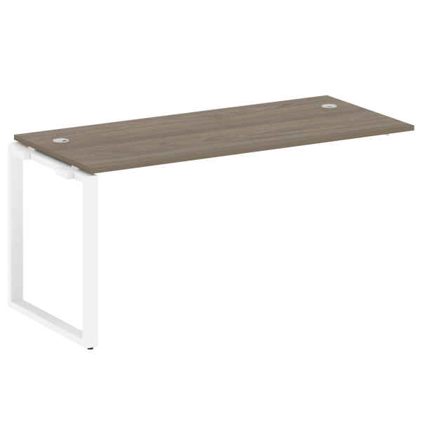 Проходной наборный элемент рабочей станции Metal System Style БО.ПРС-СП-1.4 1600x720x750 (Вяз/Белый металл)