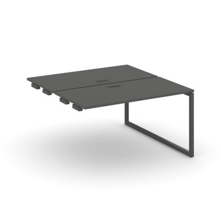 Стол-приставка к опорным элементам SN-4O.DPRS-013 (1380х1432х750) (Антрацит/Металл Антрацит)